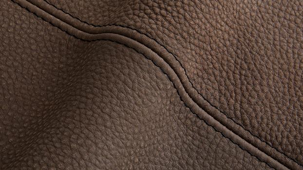 54 - mocca kontrastní šití